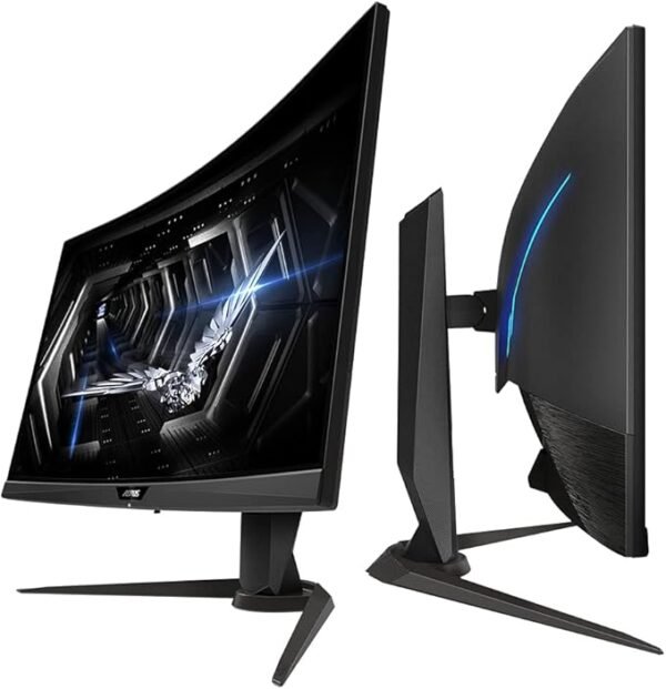 Écran GIGABYTE Aorus CV27Q - 27" QHD - 165 Hz - 2x HDMI/DisplayPort1.4 - Dalle VA - 1ms - AMD FreeSync