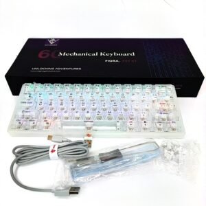 CLAVIER MAGMA FIORA F61 CRYSTAL MECANIQUE SWITCH RGB WIRELESS + BLUETOOTH