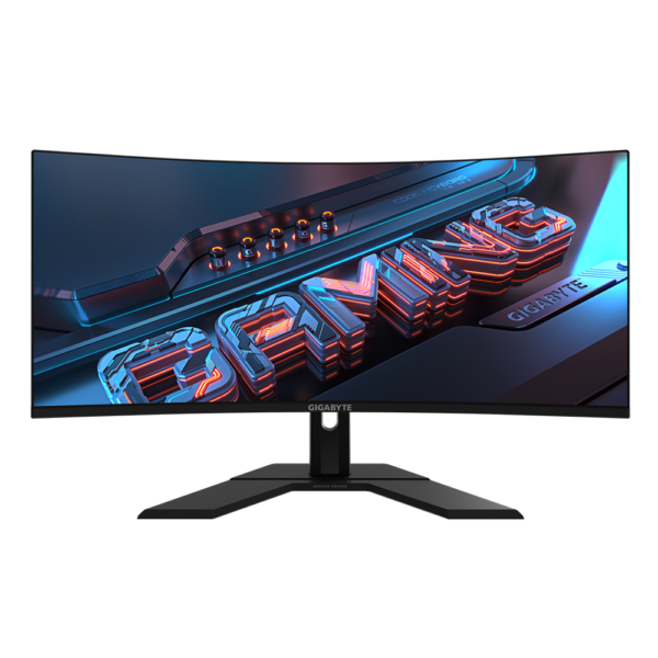 Écran GIGABYTE GS34WQC moniteur de jeu incurvé 34 wqhd - 3440 x 1440 (wqhd), 1500r, 300hz, 1ms, 250 cdm2, freesync premium, hdr ready, hdmi 2.0, displayport 1.4