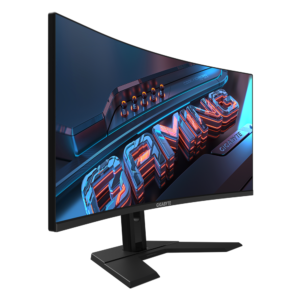 Écran GIGABYTE GS34WQC moniteur de jeu incurvé 34 wqhd - 3440 x 1440 (wqhd), 1500r, 300hz, 1ms, 250 cdm2, freesync premium, hdr ready, hdmi 2.0, displayport 1.4