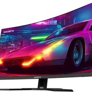 Écran GIGABYTE M32QC Moniteur de jeu incurvé 31,5" QHD - 2560 x 1440, 1500R, 165Hz, 1ms, 350 cd/m², FreeSync Premium Pro, Display HDR400, HDMI 2.0, DisplayPort 1.2